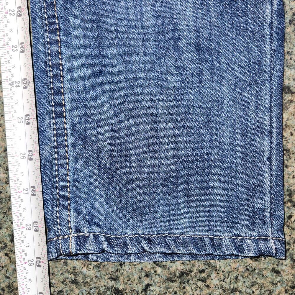 Rebel Blue Denim Jeans Girl Size 14 Cotton Polyester - Picture 10 of 11